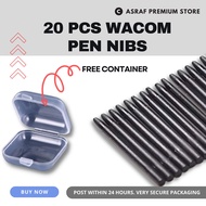 20Pcs Drawing Stylus Pen Nibs Wacom Bamboo Graphire Intuos 3 4 CTE MTE CTL CTH Capture CTH-470