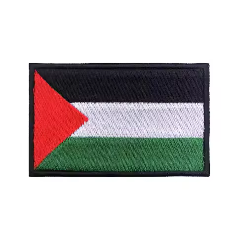 Palestine flag Patches Armband Embroidered Patch Hook & Loop Iron On Embroidery Badge Military Strip