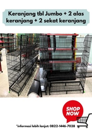 Rak Minimarket Keranjang + 2 alas keranjang + 2 sekat keranjang (BEKAS)