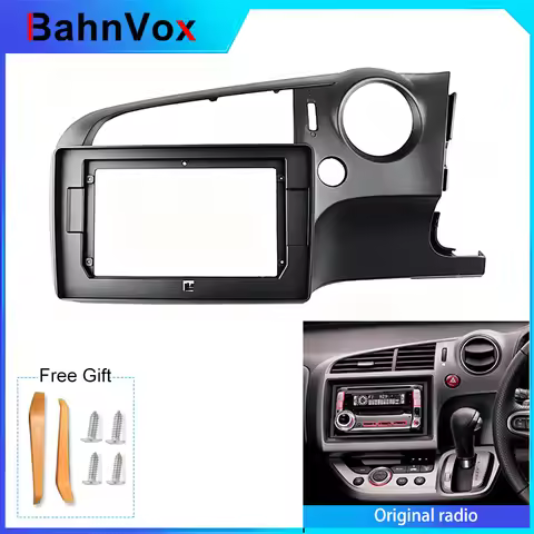 10' Android Car Radio Stereo Fascias Panel Faceplate Frame Kit Wire Harness Cable Adapter For Honda 