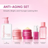 Glad2Glow 5pcs Basic Skincare Set with Serum+Moisturizer*2+Cleanser+Toner/Eyecream - Universal for A