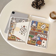 iPad Case Cute Puppy Acrylic Gen11 Gen8 Air7 Air6 13 360 Rotation for Mini7 Pro13 2025 Gen11