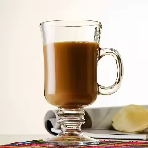 Special Coffee Cup Single Transparent Glass Irish Coffee Latte Glass Juice Smoothie Cup Milk Tea Cup