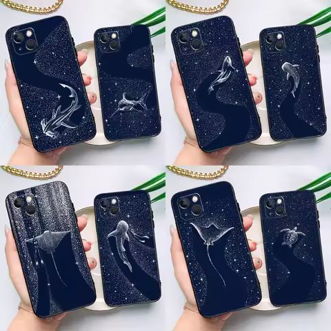 Starry Orca Whale Shark Case For Honor Win RT 400 200 Pro 50 70 90 X9a X9b X9c X9d X8b X8c Magic 8 P