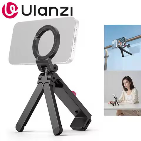 Ulanzi MA88 MagLock Phone Holder Mount Tripod Selfie Stick Magnetic Tripod for iPhone 17 Phone Trave