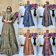 BELI SATU GRATIS SATU! AZIZAH SET DRESS AMORE BY RUBY GAMIS MOTIF