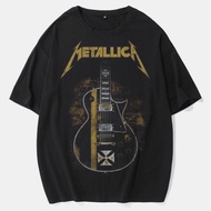 KATUN Metallica GUTAR GOLD BAND T-SHIRT 100% COTTON