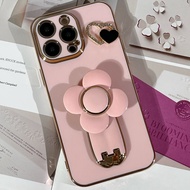 Tấm chống lực hình trái tim + Giá đỡ tương thích với iPhone 11/12/13/14/15 Pro Max, S22/23/24+ A04/A