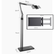 落地床頭 平板電腦 手機 座地式免提拆疊支架 追劇好幫手