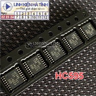 Bag of 10 HC595 74HC595PW 74HC595 TSSOP-16 with square stickers