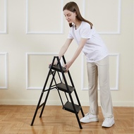 [Sg Seller] Ladder Foldable Step Ladder Step 3 Ladder Foldable aluminium Mini Ladder Small Stepping 