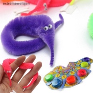 [extremewellgen] 1PC Amazing Magic Trick Fuzzy Worm Wiggle Moving Sea Horse Kids Toys Gift @#TQT