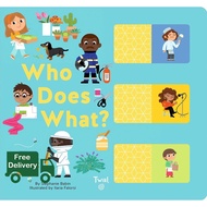 How may I help you? WHO DOES WHAT? (A SLIDE-AND-LEARN BOOK) หนังสือใหม่ English Book พร้อมส่ง