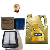HYUNDAI i10 1.1 OIL FILTER + AIR FILTER + KOYOMA 5W30 SEMI SYNTHETIC ENGINE OIL