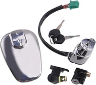 Ignition Fuel Gas Tank Cap Switch Lock, With 2 Key Sets, Motor, Fit for Suzuki, for VS1400, for Intr