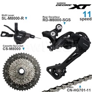 ✥SHIMANO DEORE XT M8000 11Speed Groupset include M8000 Shifter Rear Derailleur Cassette 11-40T/4 X☝