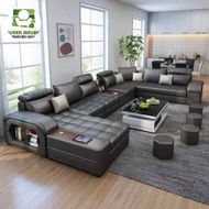 Sofa/Sofa Minimalis/Sofa U/Sofa Ruang Tamu/Sofa Leter U Choco