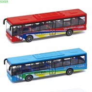 SDEER Bus Toy Model, Ornaments Bus Shape Simulate Car Model, Model bus Toy Car Simulation Car Model 