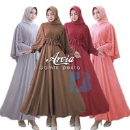 GAMIS PESTA ARVIA/ARVIA DRESS BROCADE MEWAH/ORIGINAL/REAL PICT