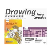 Campap Ezee Drawing Paper Cartridge 135g 165g A4 A3 For Pencil Ink Charcoal Pastel Crayon Marker