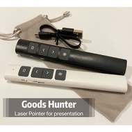 ส่งด่วน !  เลเซอร์พ้อยเตอร์ ชาร์จไฟได้  laser pointer แถมสายชาร์จไว กระเป๋าผ้า  รีโมทเลเซอร์ไร้สาย มีusb receiverในตัว สีดำ 🖤 One