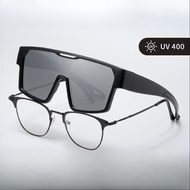 Fashion Fit Over Sunglasses Oversize Wear To Cover Over Glasses Suitable for Myopia