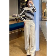 Produced From Earldos City Cashmere Sweater Women 100 Pure Cashmere Sweater Striped Shoulder Button 