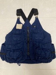 二手美品 snow peak fishing vest 海軍藍 釣魚背心 戶外背心 露營背心