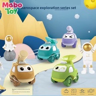 MaboToy Inertia Car Aerospace Work Vehicle Small Car Boys Durable Inertia Toy Gift Box Set