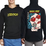 Iggy Pop Hoodie Pullover | Jumper Hoodie | Casual Hoodie Cotton Fleece Material