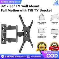 TV Bracket Adjustable Wall Mount 32"-55"Inch TV Bracket Wall Mount Max 50Kg