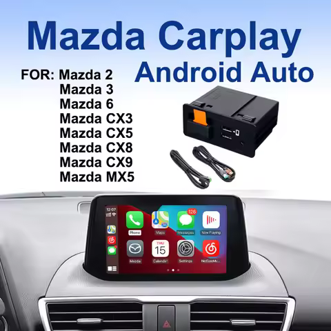 Upgrade Wireless CarPlay Android Auto USB Hub Adapter For Mazda 2 3 6 CX3 CX5 CX8 CX9 MX5 Retrofit K