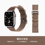 สายนาฬิกา Apple Watch Ultra3 ถักแบบย้อมสีสำหรับผู้ชายและผู้หญิง สวมใส่สบาย ทนทาน ไม่ซ้ำใคร สีสันสดใส