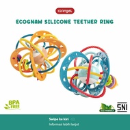 IQ Angel - Ecognaw Silicone Teether Ring - IQ0104 | Baby Rattle Toy