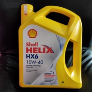 Oli Shell Helix HX6 10W40 Galon 4Liter Barcode Asli