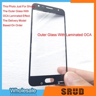 laday love 10pcs Good Quality 2 In 1 Outer Glass With OCA Laminated For Samsung Galaxy J2 Pro 2018 J