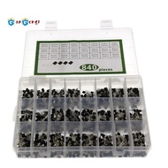 gangong840Pcs/Set 24Values TO-92 Transistor BC547 BC327 BC337 2N2222 3904 PNP/NPN Transistors Set El