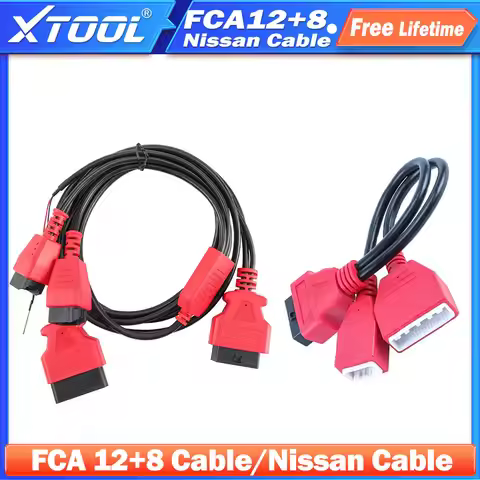 Xtool OBD2 Cable 12+8 Adapter FCA Cable For Chrysler 12 to 8 Pin/16pin +32pin Diagnostic Cable For N