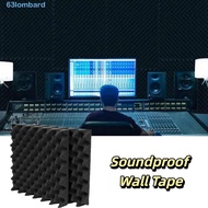 LOMBARD Soundproof Foam Panels, Self-Adhesive Eggcrate Design Eggcrate Acoustic Panels, High-Perform