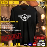 Captain America Superhero T-Shirt, Branded Men's Distro Shirt Trendy Men'sOriginal, Wings Captain Am