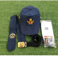 TOPI SEKOLAH SD SMP SMA LENGKAP DENGAN DASI KAOS KAKI DAN SABUK