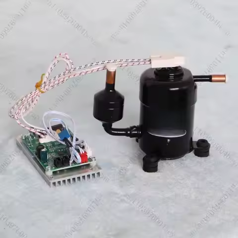 12V 24V 48V DC Air Compressor 450W High Power for Car Refrigerator Mini AC Cooling R134A Portable Fr