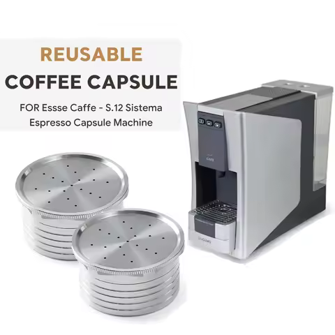 For Essse Caffe - S.12 Sistema Espresso Capsule Machine Coffee Capsule 304 Stainless steel Compatibl