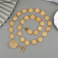 meisha888 Traditional Sarong Gold Color Belt Vintage Jewelry Buckle Belt Necklace For Woman Decorati