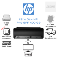 [FREE MONITOR] NEW 13TH GEN HP Pro Small Form Factor 400 G9 Desktop PC