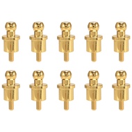 10Pcs Gold Plated RCA Plug Cap Short-Circuit Socket Phono Connector RCA Shielding Jack Socket Protec