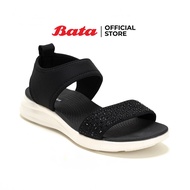 Bata บาจา รองเท้าแบบสวมรัดส้น ใส่ลำลอง น้ำหนักเบา สวมใส่ง่ายรองรับน้ำหนักเท้าได้ดี สูง 1 นิ้ว สำหรับผู้หญิง รุ่น Vacay สีดำ 6716321 สีชมพู 6715321
