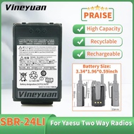 【DC-19】7.4V 2000mAh SBR-24Li Walkie Talkie Battery for YAESU FT-70D FT-70DR FT-70DS Two Way Radios R