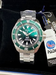 SEIKO X PADI PROSPEX 武士款SRPL53K1 綠色水波紋自動潛水錶 歡迎查詢折扣優惠