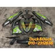 LC135 V2-V7 COVER SET EXCITED R HIJAU LUMUT